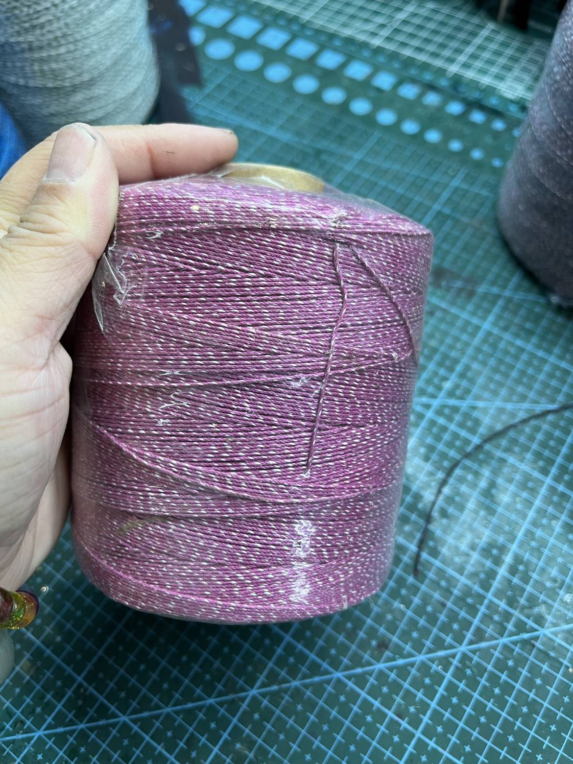 Purple white dot