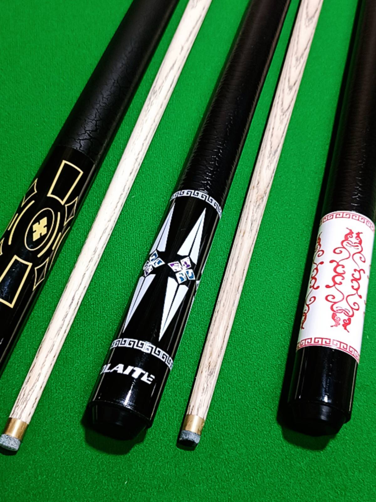 Billiards header British Snooker club table club Chinese -style black eight double pole two segments divided pole junior scholars