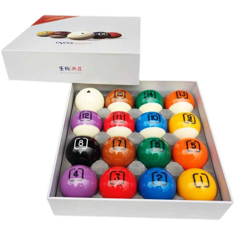 Black-eight crystal billiard ball, 16-colored billiard billiard, Snook Standard Billiard