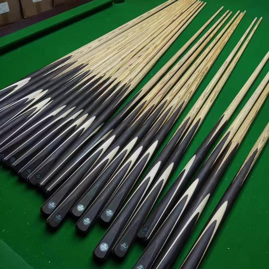 Paint -free single -section member Chinese public pole American black 8 puppet white wax wood split small head rod Snooker