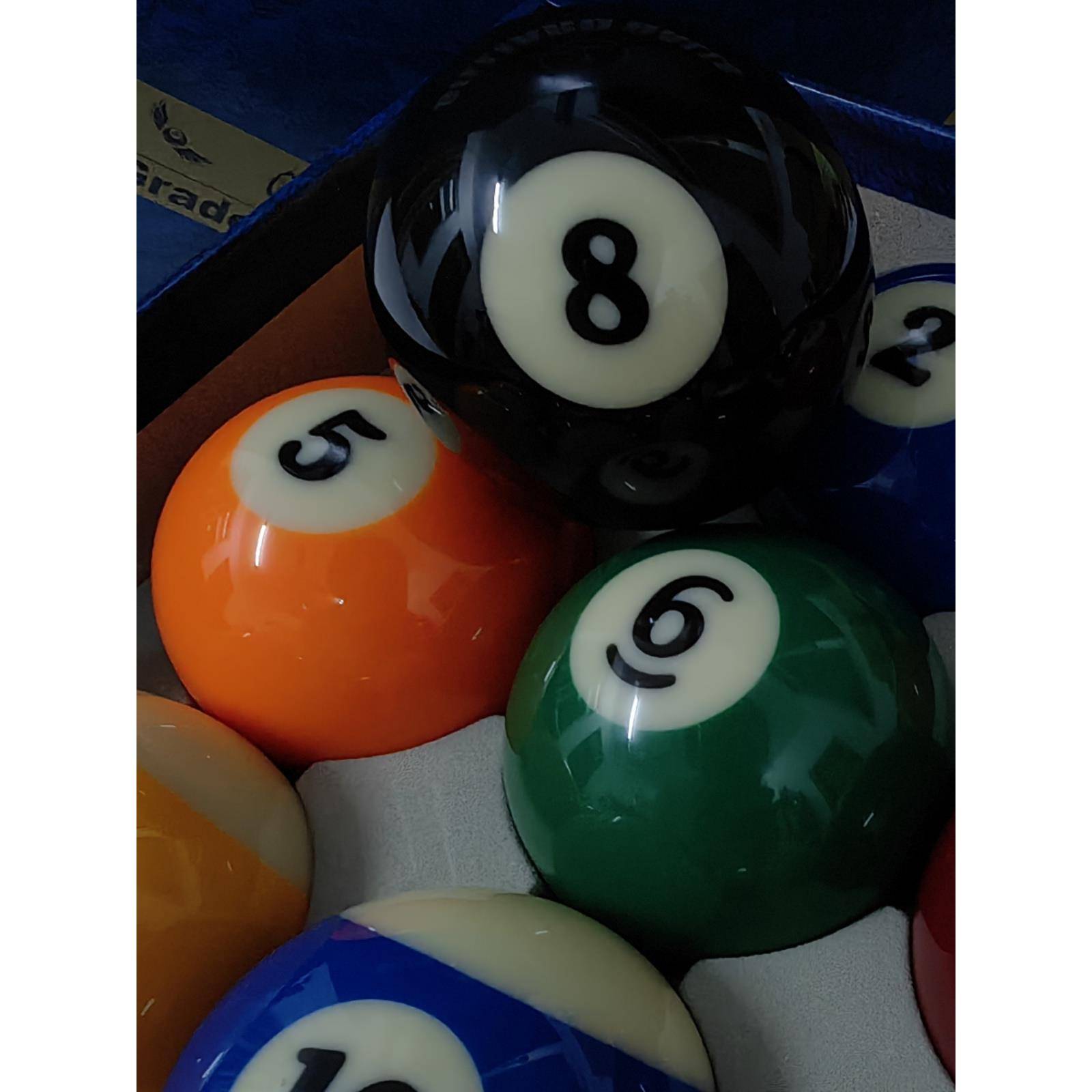 Black-eight crystal billiard ball, a 16-colour-coloured billiard, Snoke standard-size billiard