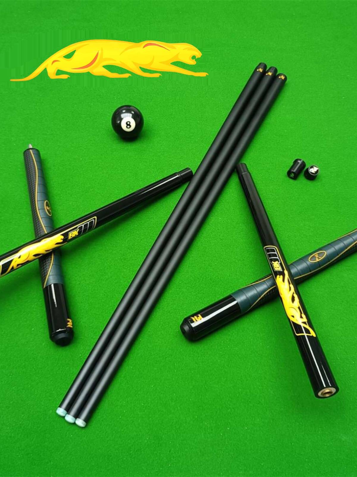 3142 American Leopard BK3 Historis Historis small header header split Chinese black 8 Snooker club 16 color rods