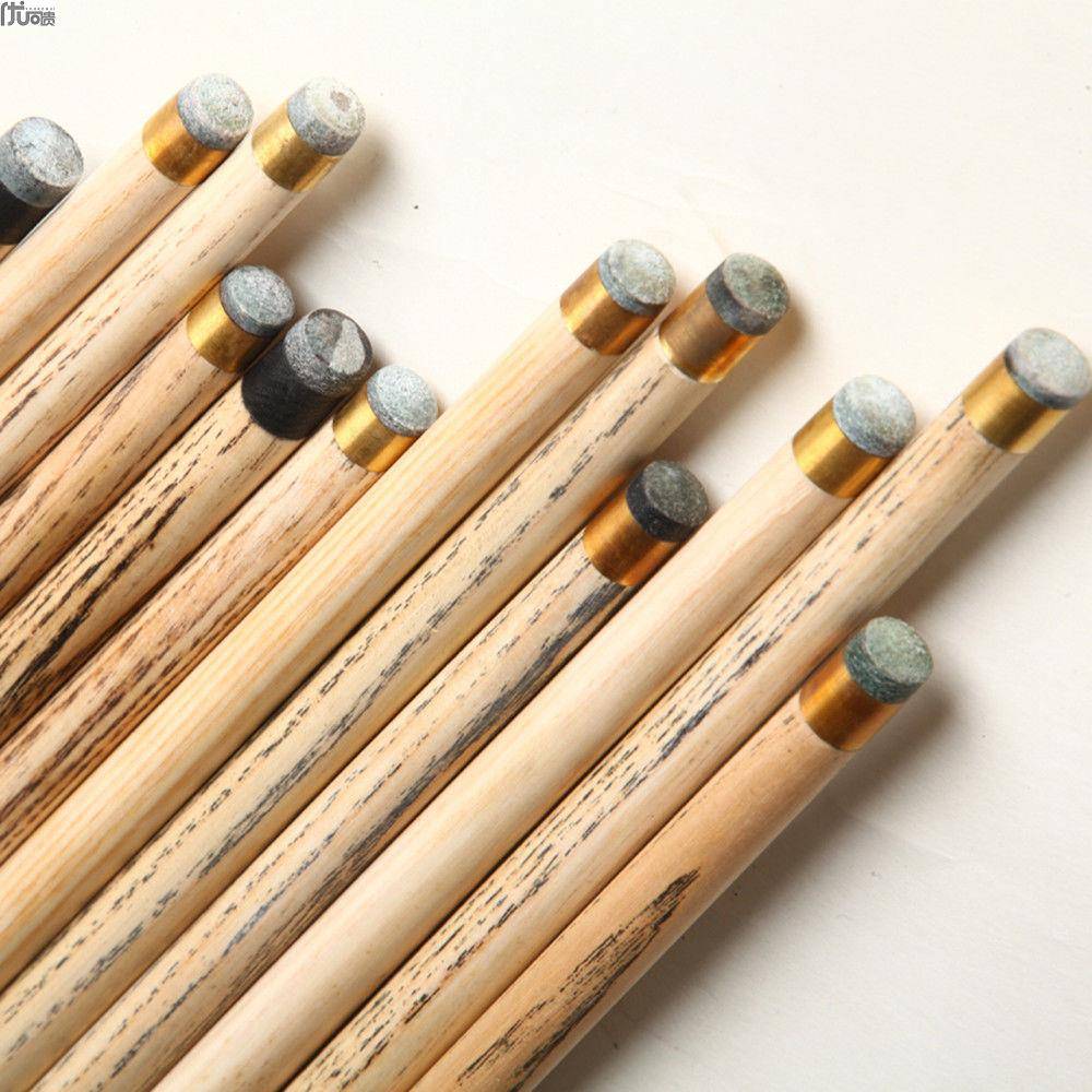 [Solid wood, straight] The tabletop black eight head table club Chinese public pole single -knotstone tablet club small head
