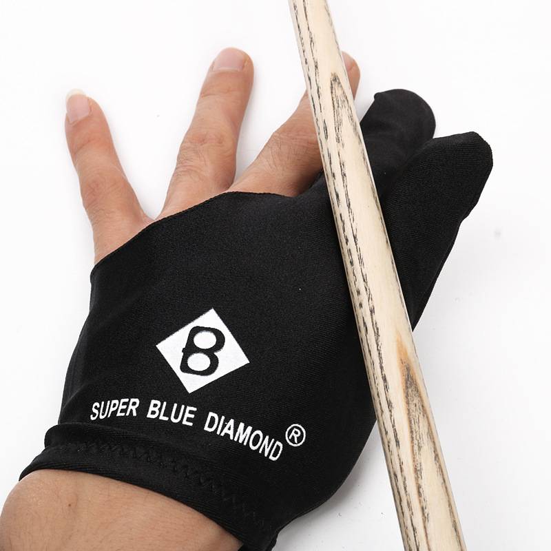 Blue diamond two-finger glove left hand
