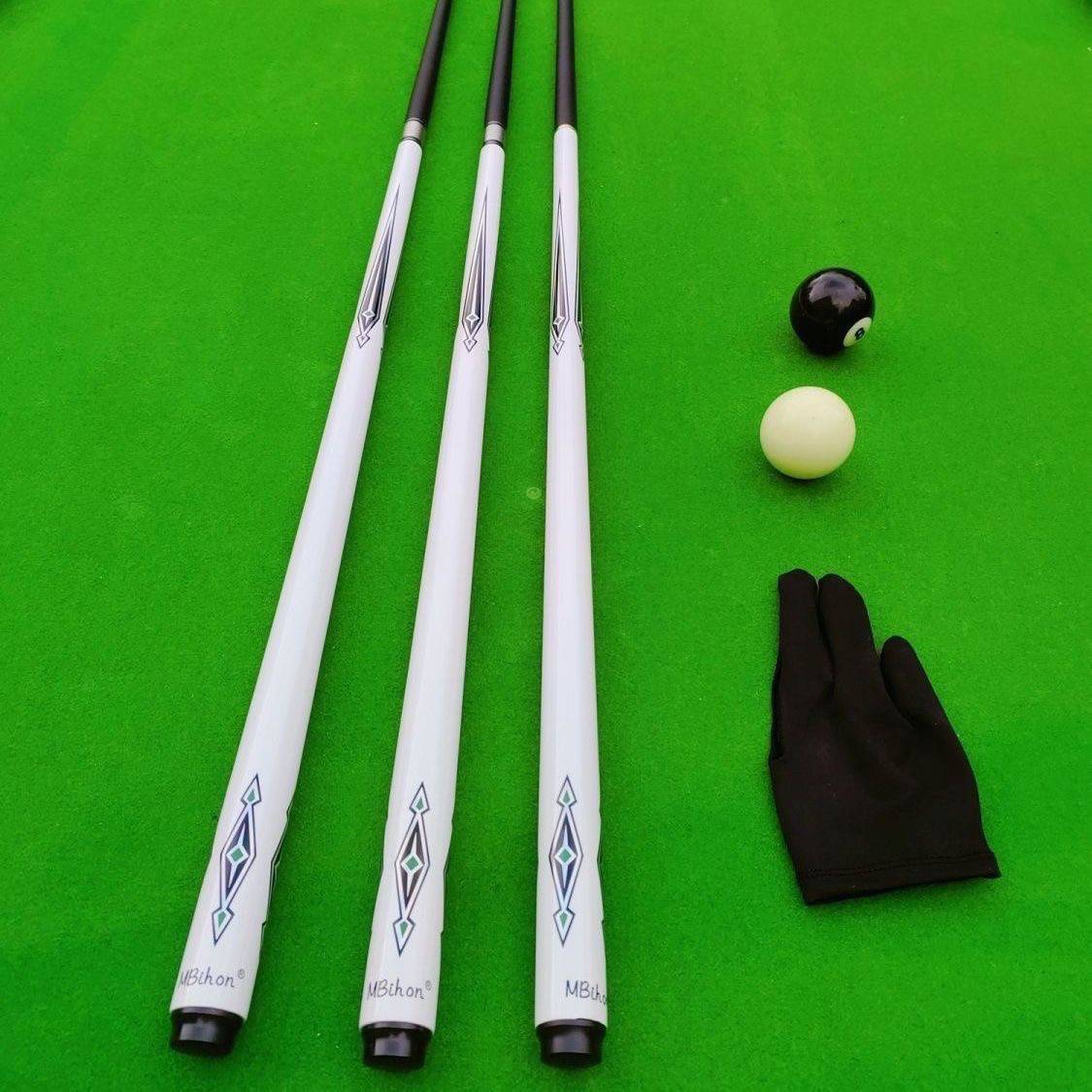 Science and technology club carbon American Leopard Wilong Fiber The same small head Chinese black eight -American nine -ball big and medium head