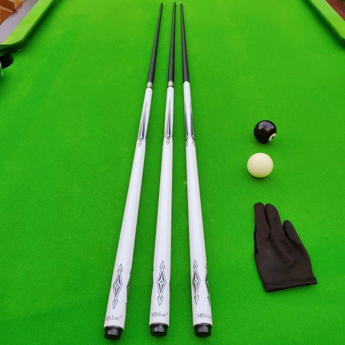 Science and technology club carbon American Leopard Wilong Fiber The same small head Chinese black eight -American nine -ball big and medium head
