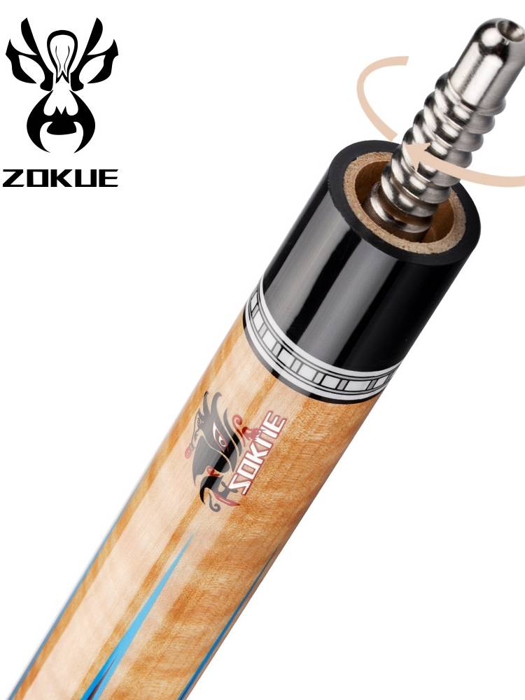 ZOKUE billiard club new Kellem head 12mm handmade pole nine club maple wood 142cm tabletop