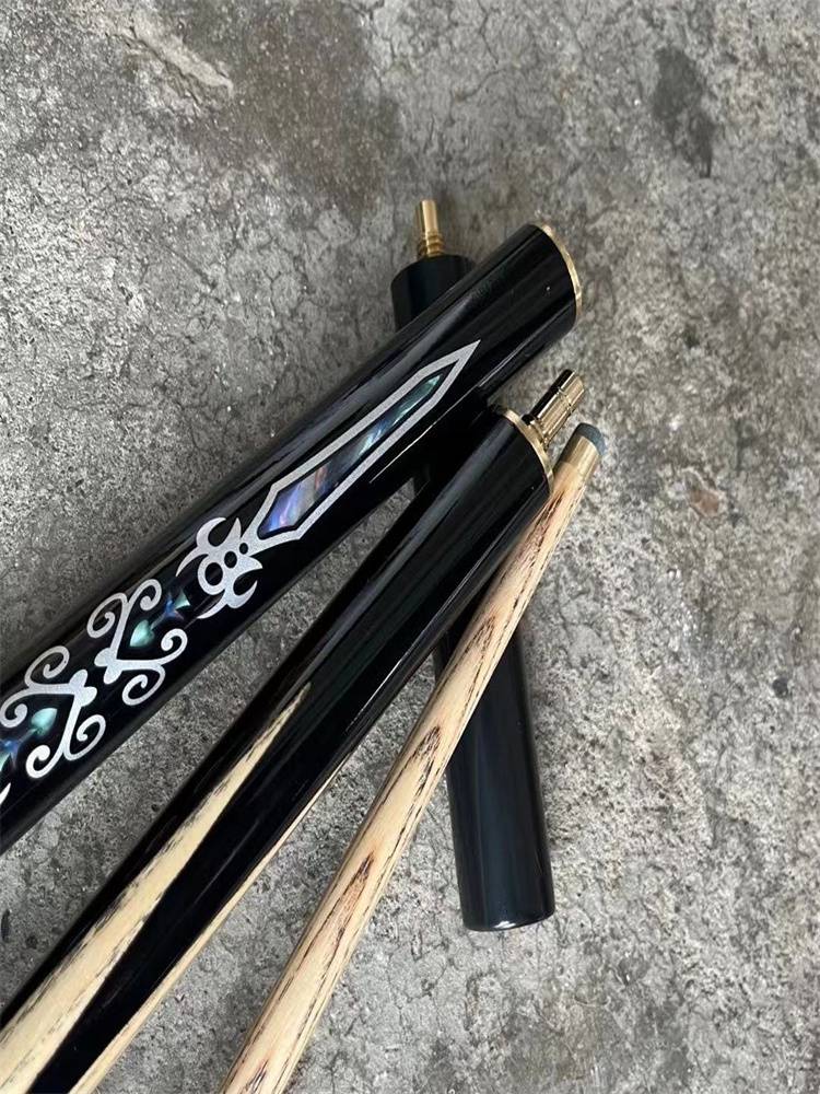 Selected! Genuine new war god 4 shot club small head Snooker set black eight tablet club sandalwood handmade poles