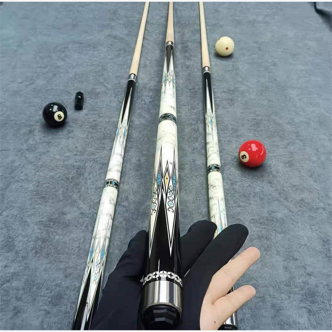 Pink table club pink leopard leopard dedicated Chinese black eight high -end platform club head head midfield ball women