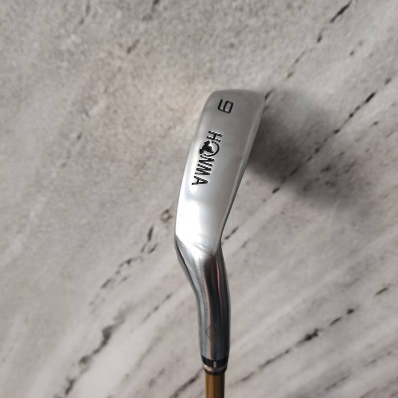 A GOLF CLUB, A RED HORSE, A MAN ON A S-03, SIX IRON, REAL, MAIL