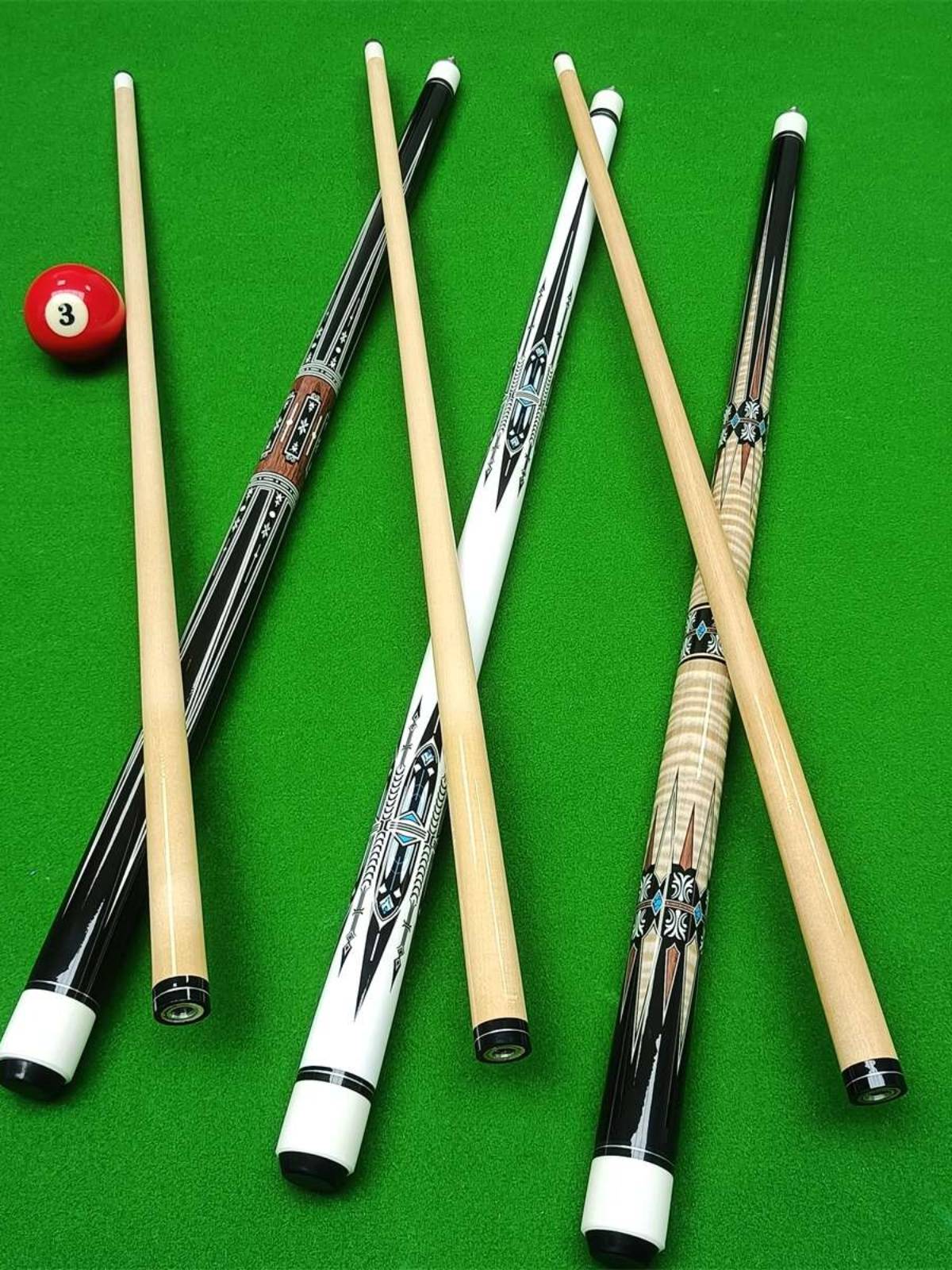 Novice professional -grade tabbing big header desktop rod aggravating the club American club Chinese -style black eight -nine balls