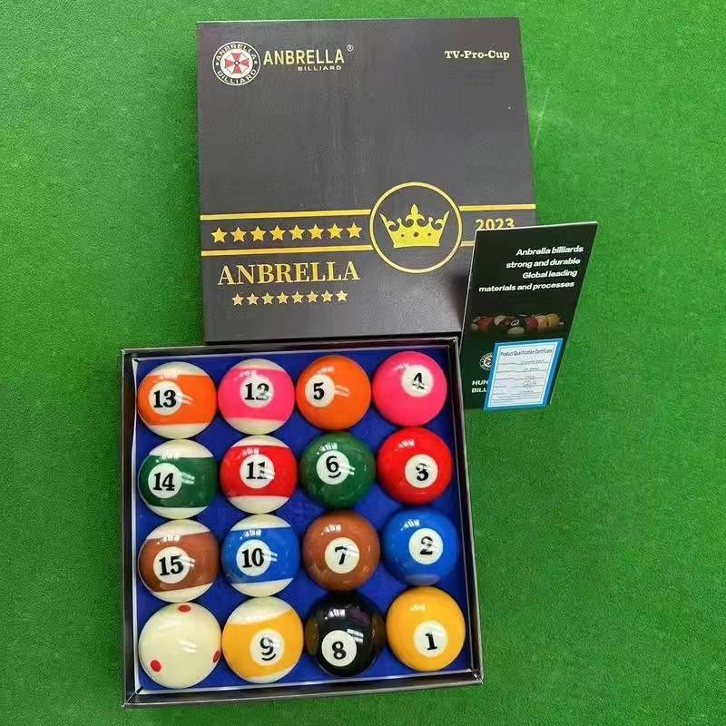 Black-eight crystal billiard ball, 16-colored billiard billiard, Snook Standard Billiard