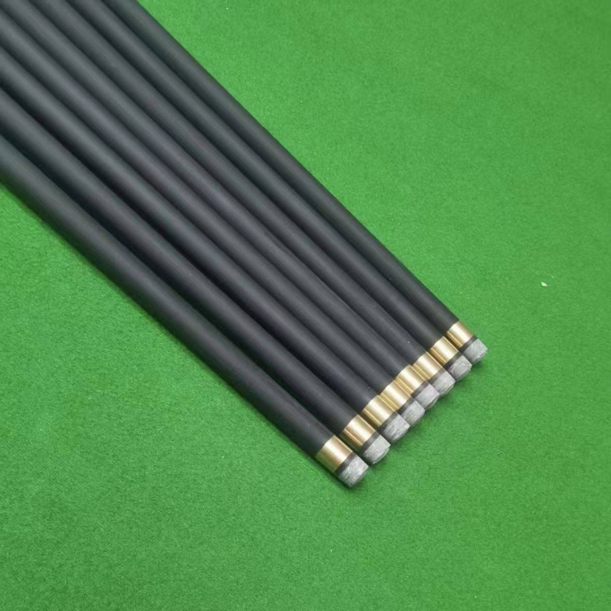 Carbon fiber table club Snooker table club integrated Chinese black 8 club black technology big head nine club