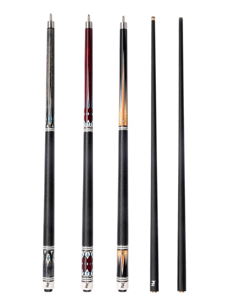 American leopard poison eternal black technology table club small head American black 8 snooker club Chinese black eight head nine balls