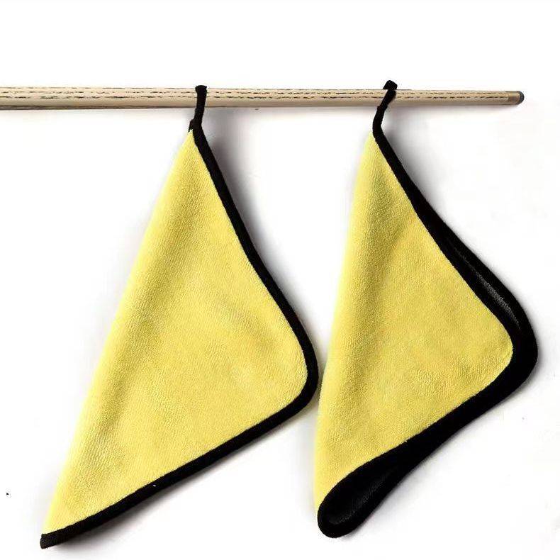 Two towels with two-faced wool