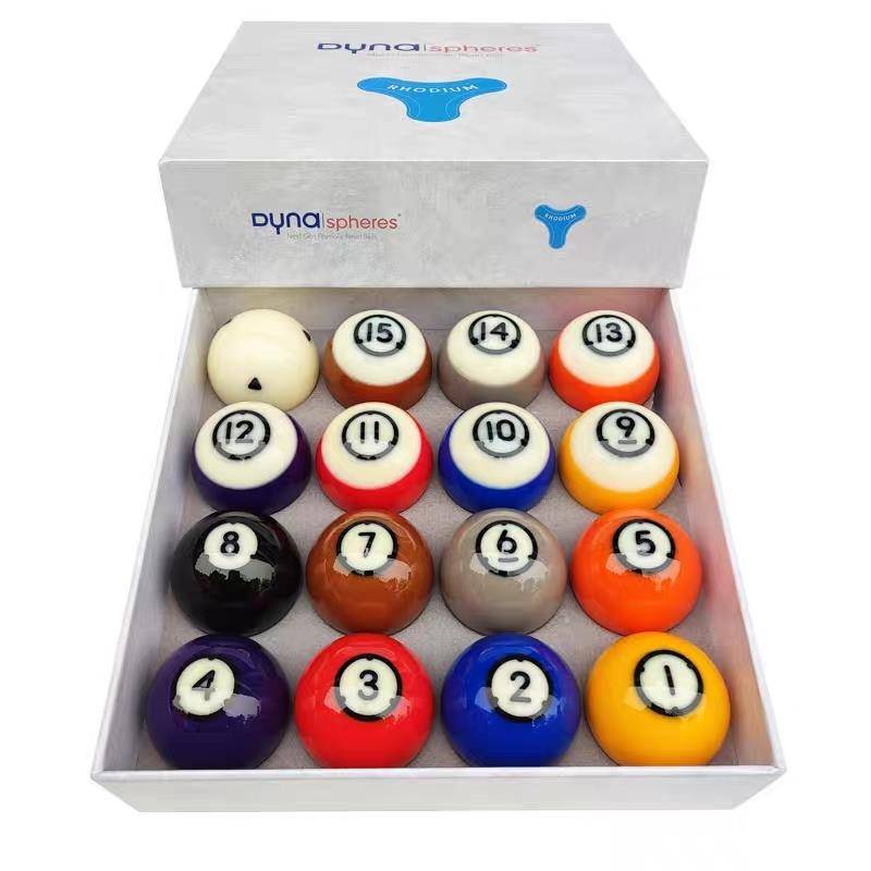Dyna Dynafiya imported brass color Golden Zeus Chinese -style Belgian billiard black eight balls