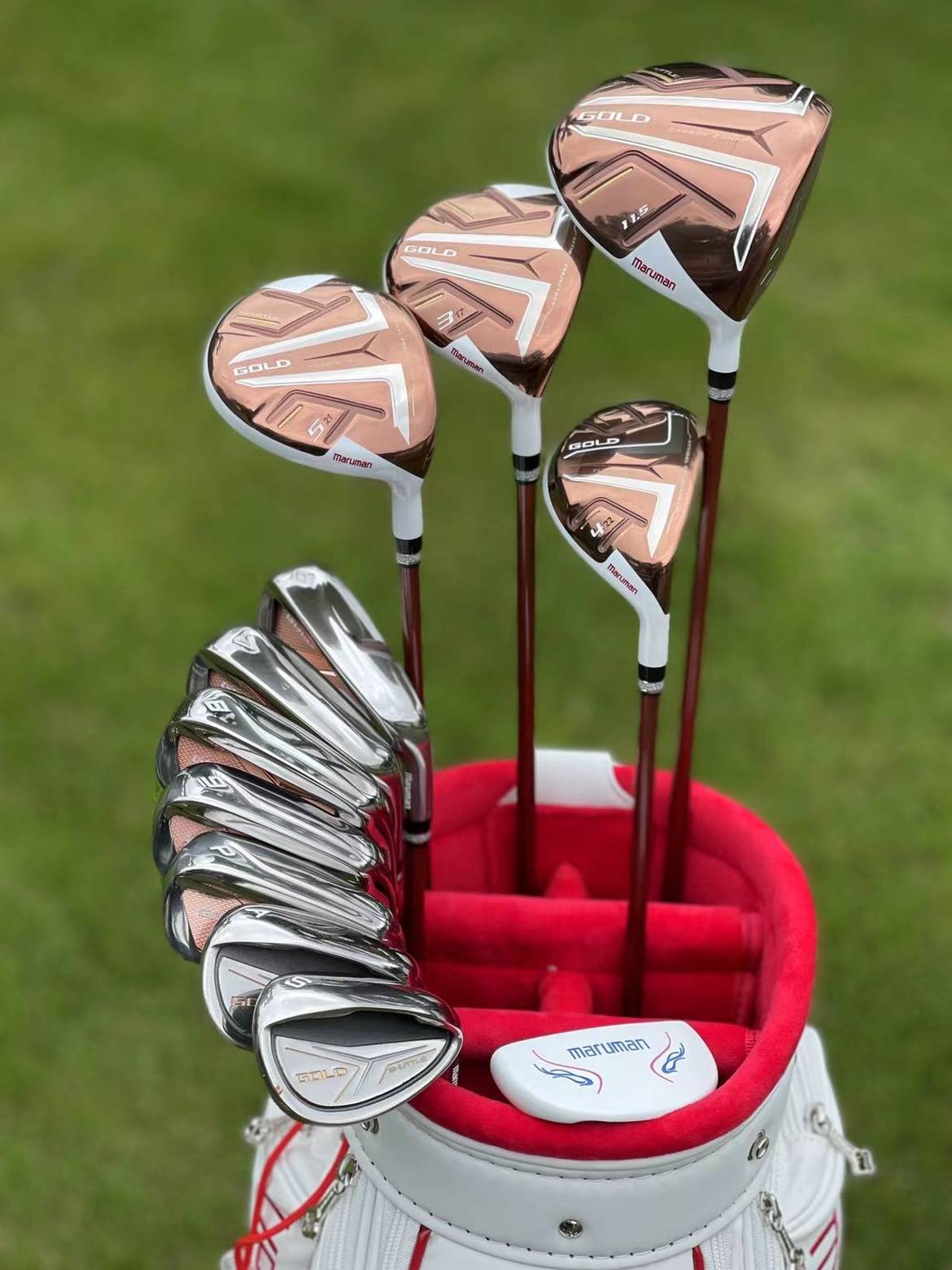 Ms. Golf Bar Ms. Maruman First Scholar's carbon new Marumanshuttlegold full set