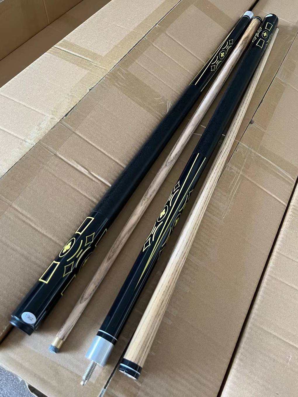 Extra the 600 grams of platform club small head 10mm copper head double festival 3/4 black eight tables, club club Snooker gun accessories