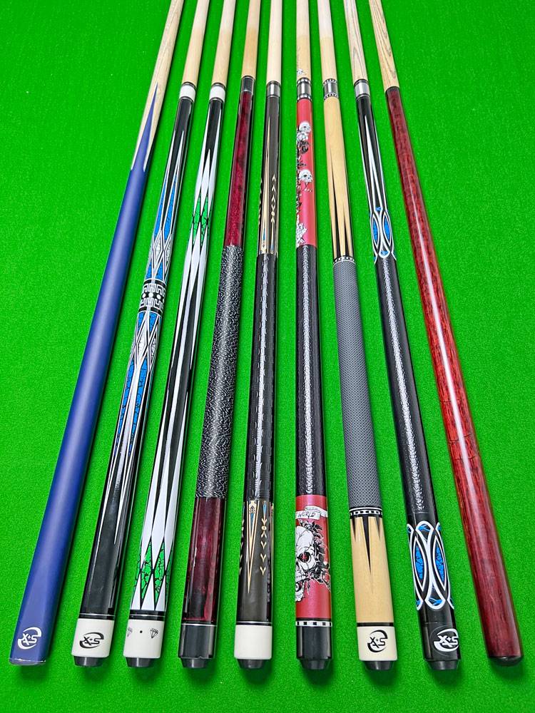 13mm big header Chinese black eight club American -style nine -ball desktop rods, billiards, kick -off rod jumping pole