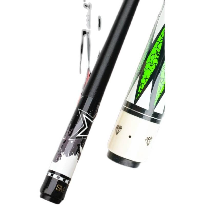 High-end black, eight, nine-ball poles