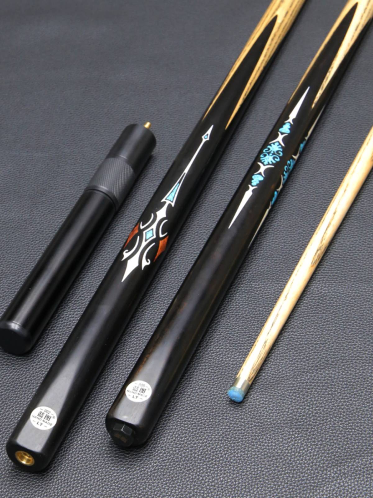 LT blueprint billiards 03 integrated rod small head Snooker Chinese -style eight -ball solid wood handmade desktop club blueprint 01