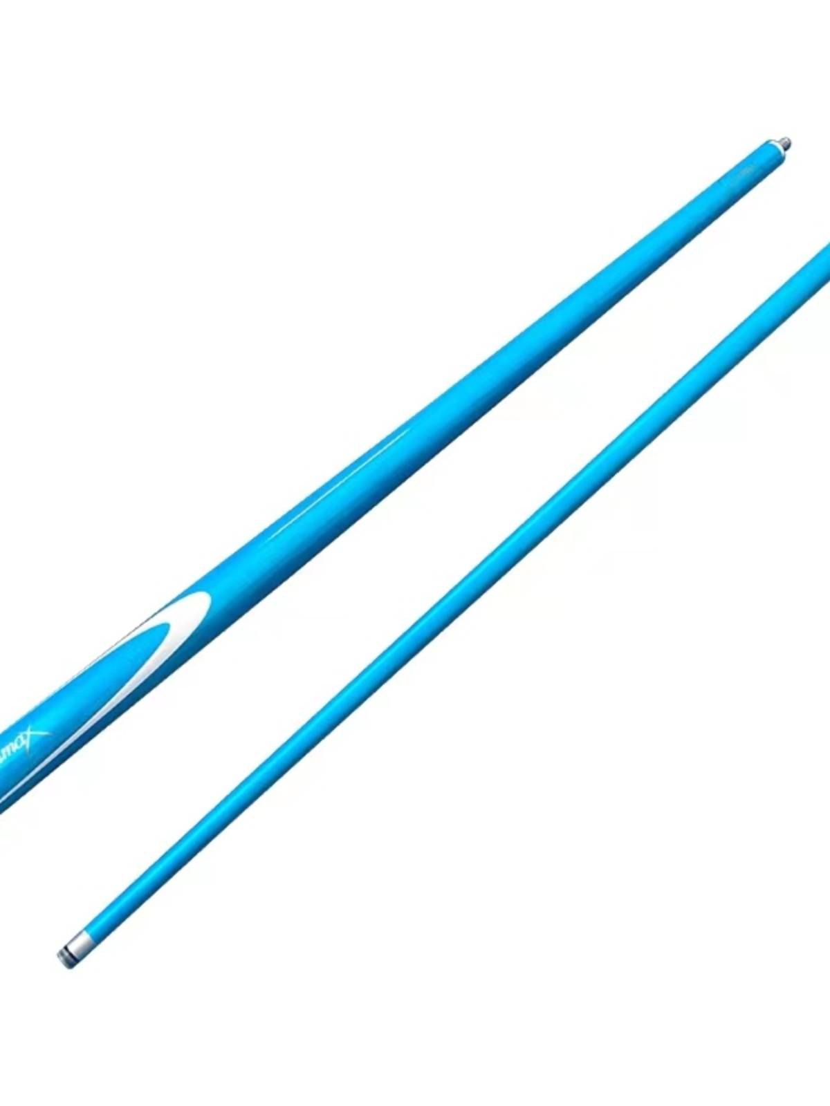 Carbon fiber 1/2 split carbon table club small head British big head black eight nine ball color rod box suits