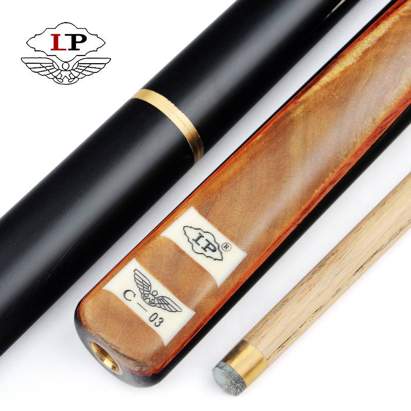  LP C-03 handmade Snooker American black 8 pool multifunctional small head British superstar white wax wood