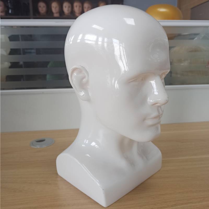 Tore model men's display shelf jewelry wig Model head mall container can display glasses swimming mirror fake heads