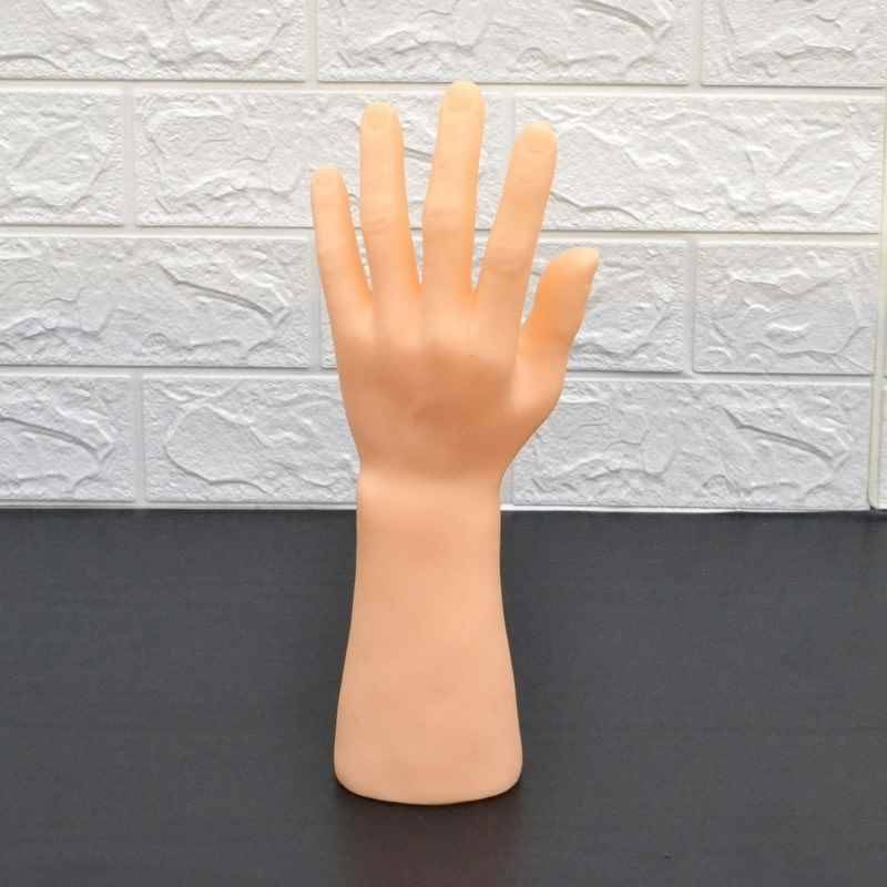 Imitation of the left hand of a man's skin, official matching