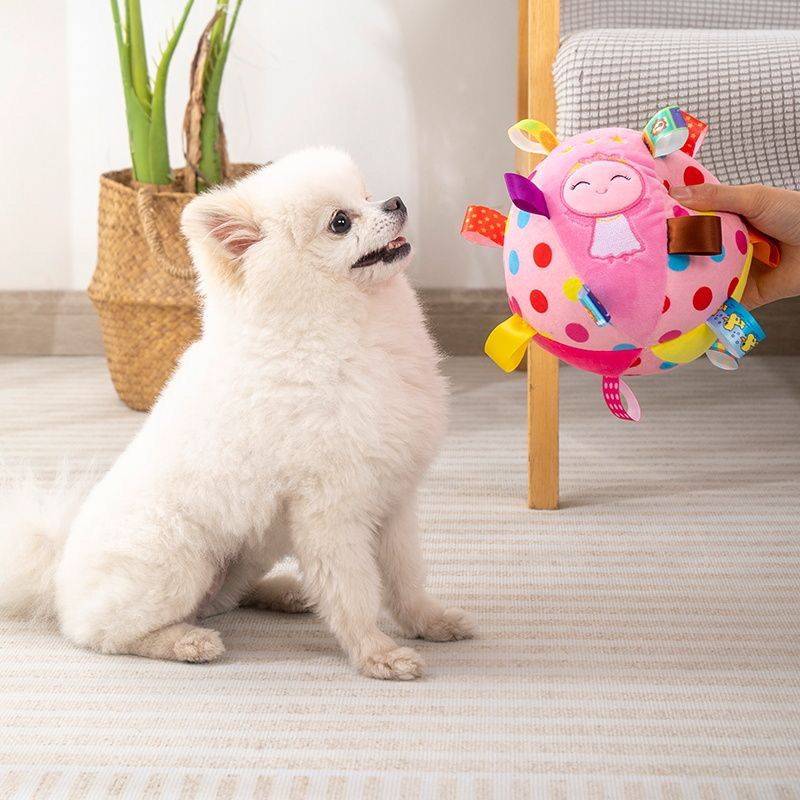Dog toy balls vocalize and bite, bite pets, self -consuming artifacts consume physical strength, Shiba Inu Corgi Mogo Pocern Ball