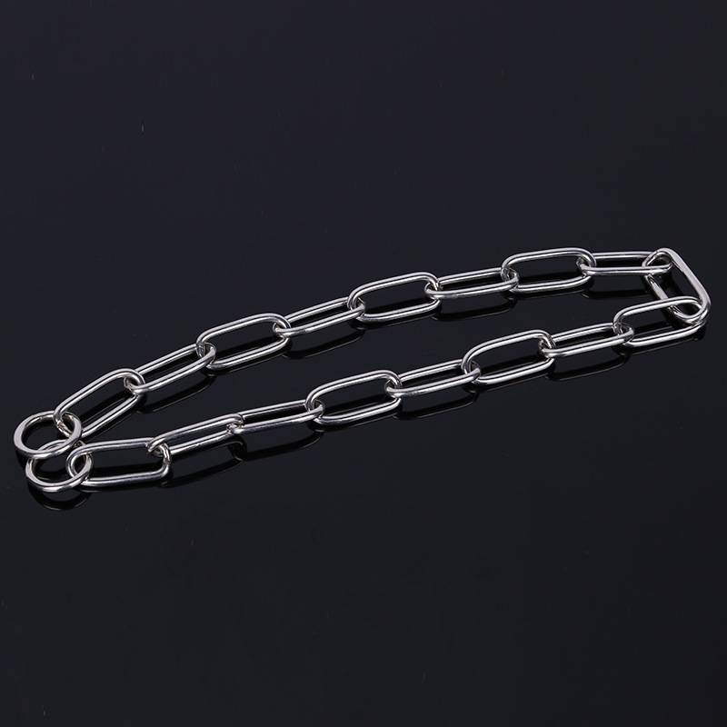 Dog collar neck stainless steel metal P chain chain horses dog deed shepherd golden wool Gauo Gamorine dog chain 1