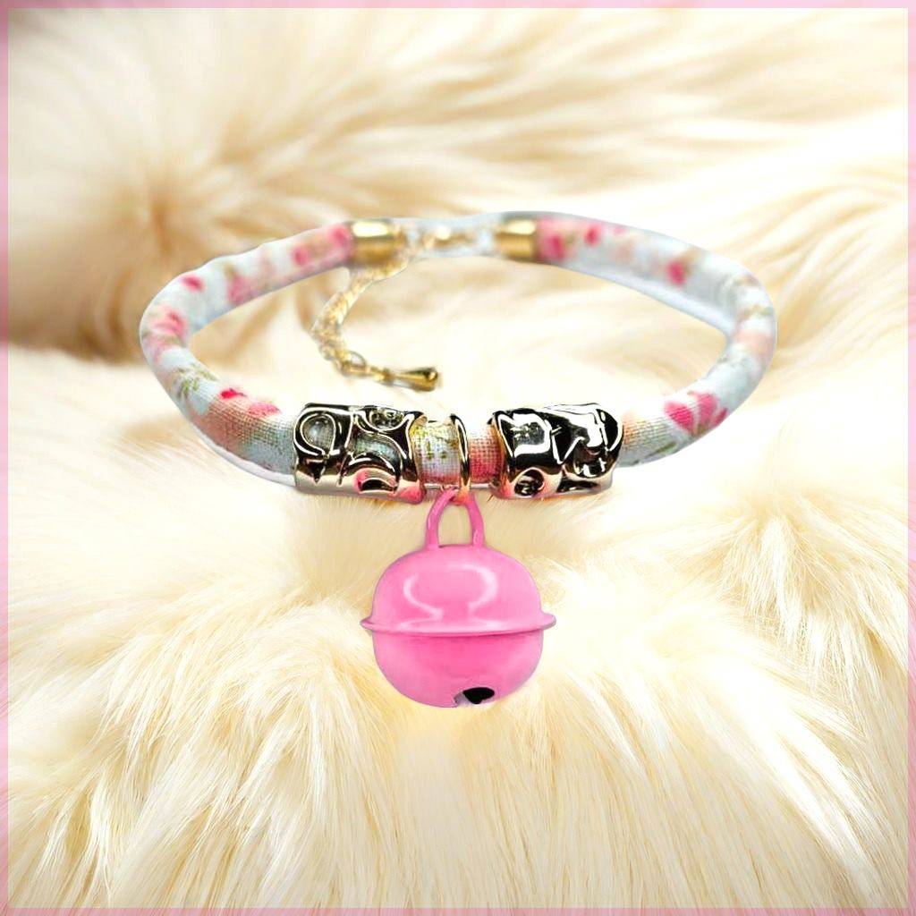 Pet collar cat collar cute bell necklace Pets outside objects exorcinated collar dog supplies cat jewelry