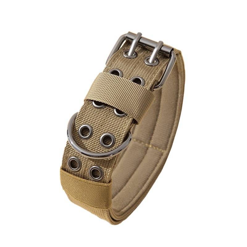 Large dog tactical collar traction rope large neck circle medium -sized dog, golden -haired shepherd, neck dog neck cover
