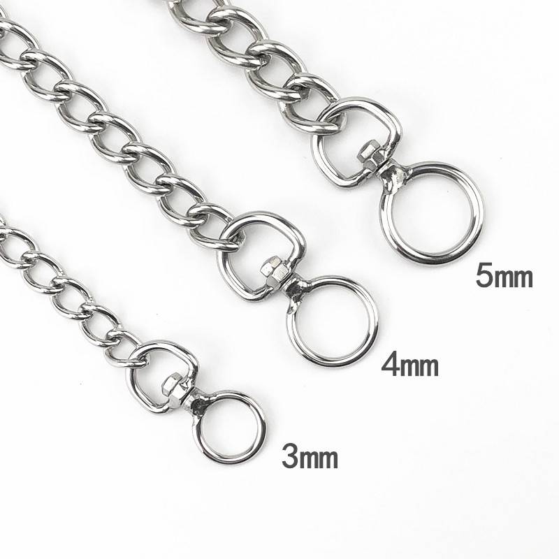 Household dog collar stainless steel P chain anti -explosion burst medium -oriented dogs edge shepherd dog circle large dog Rowaline neck ring