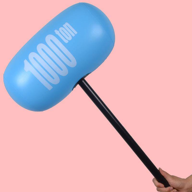 Jack hammer thick inflatable thousand tons hammer black big hammer thousand hard handles, 1000 tons hammer children's toys air hammer thousand