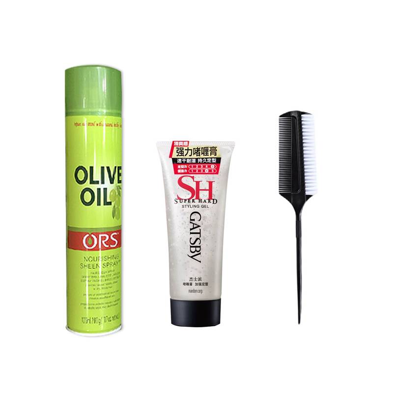 Latin radiant oil + ointment + comb