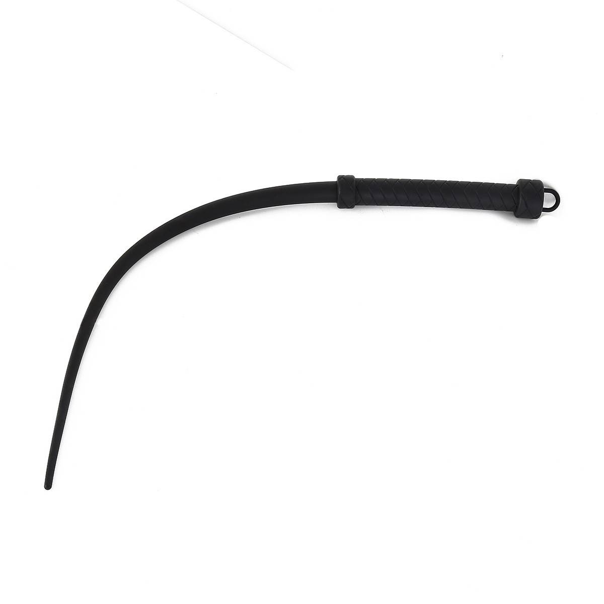 Silicone soft whip COS car body defense legal weapon film and television SM props whip children adult equestrian supplies