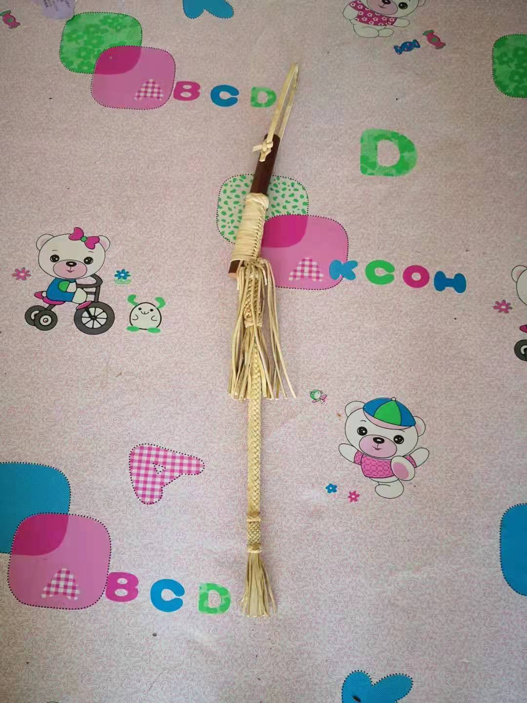 Pure leather horse riding short whip wood, handle short whip gift, short whip horse horsema supplies