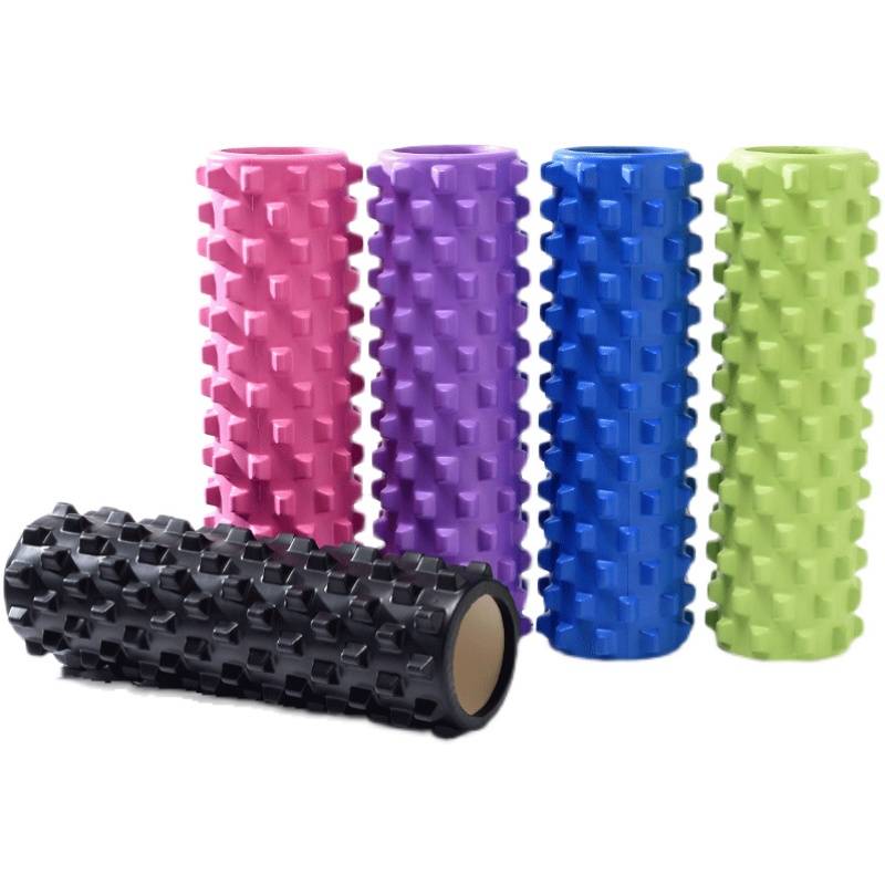 14*45cm Fitness Yoga Pillar Balancing Bar Wolf Teeth Plog Pillar Deep Massage Rolling Shaft to relax muscle