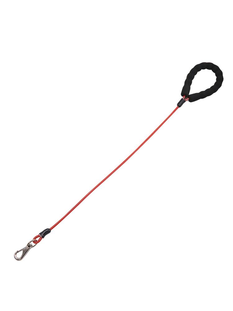 Dog traction rope anti -bite dog rope solid dog chain chain extended steel wire rope large dog small dog medium -sized dog
