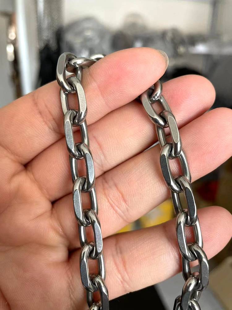 304 steel dog neck chain walk dog P chain small dog medium dogs, puppies decorative neck chain horse dog Dobin dog training chain