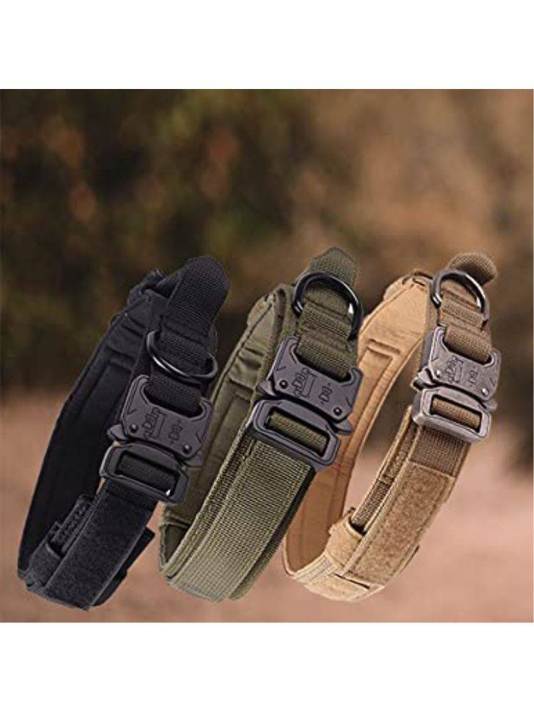 Tactical dog collar explosion -proof dog collars in large dogs, golden Maido, go out to prevent break free from fierce dog collar