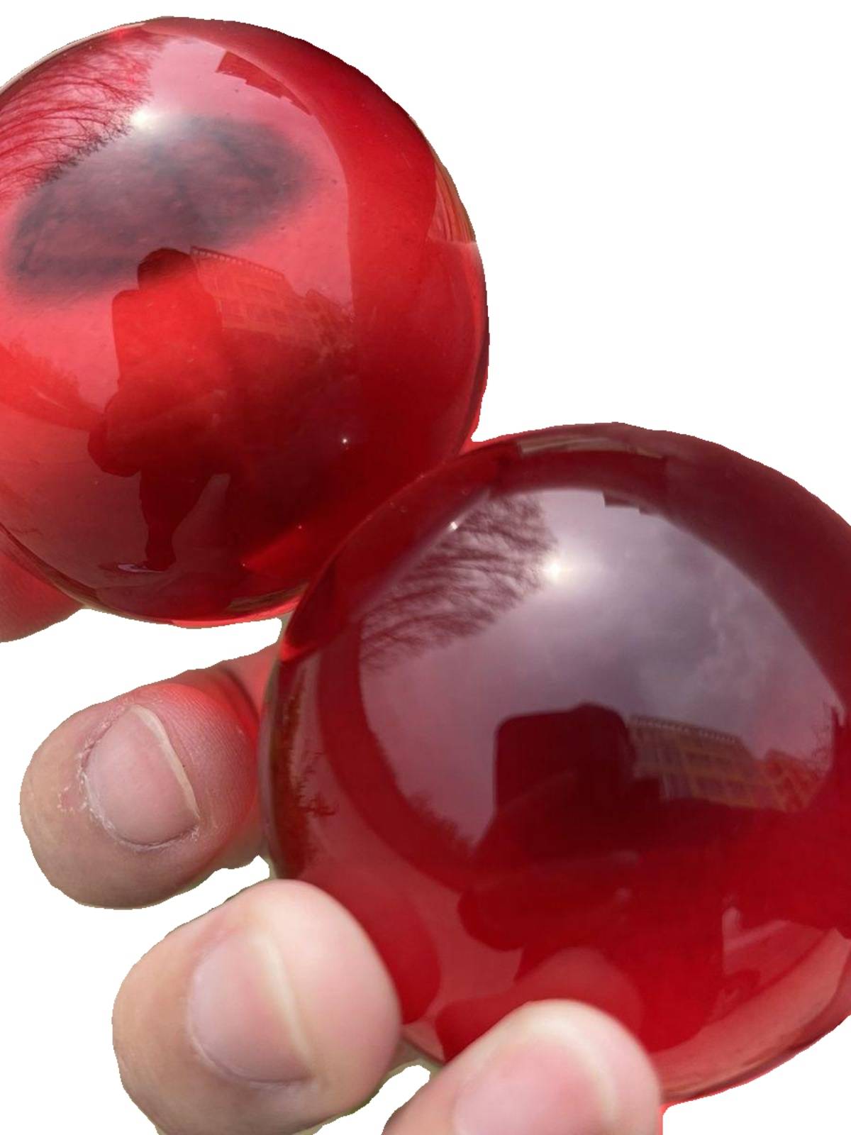 Crystal second -generation fitness handball specializes in mouse hand palms to turn the middle and elderly health player to play pure natural jade ball