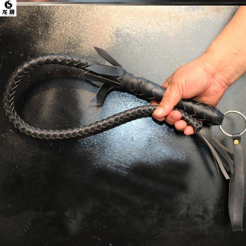 One metre of black and pure oxen whips
