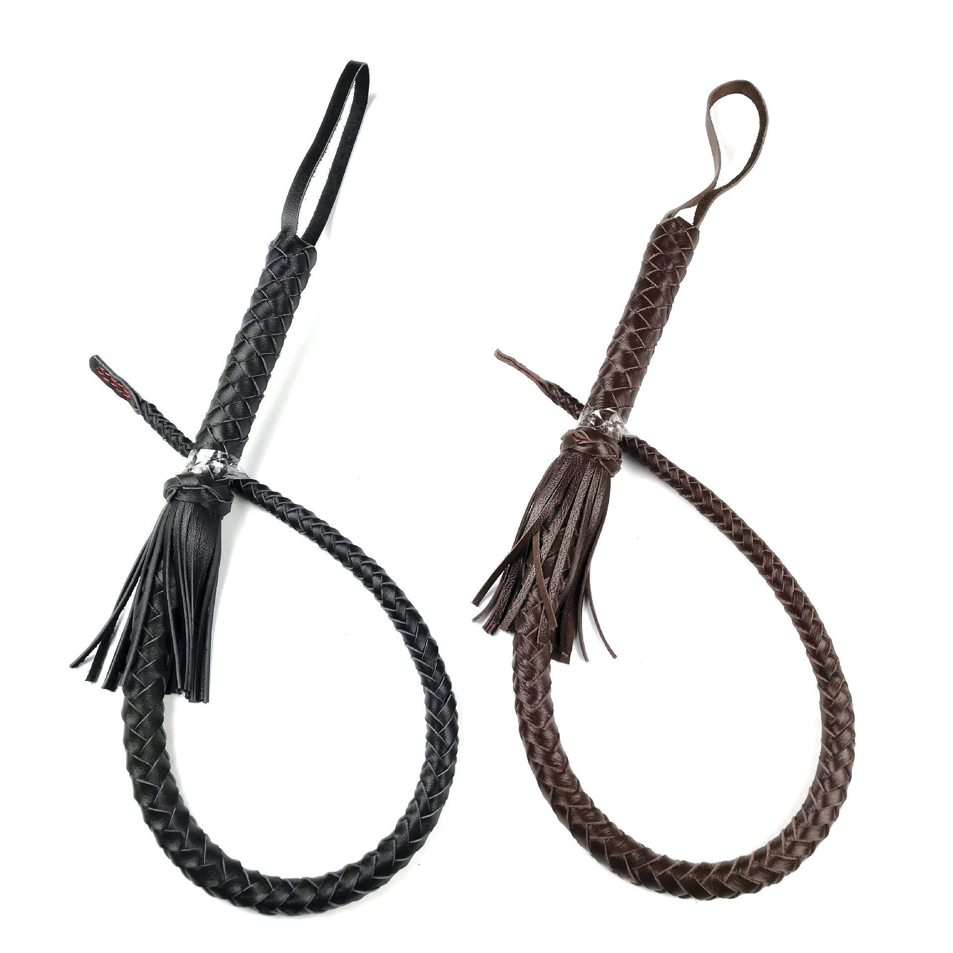 Cowhide piston whip, whip, dog tamed animal tamer, beast, whip, horses, short whip, defense, cowhide whip