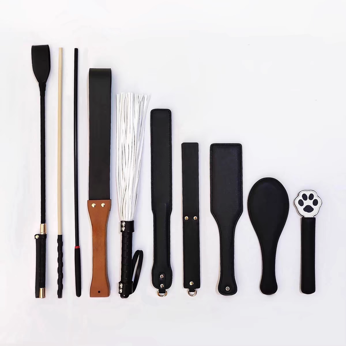 Performance tool leather shoot SP set leather whip rattan leather whip, slap board, whip, whip, long whip
