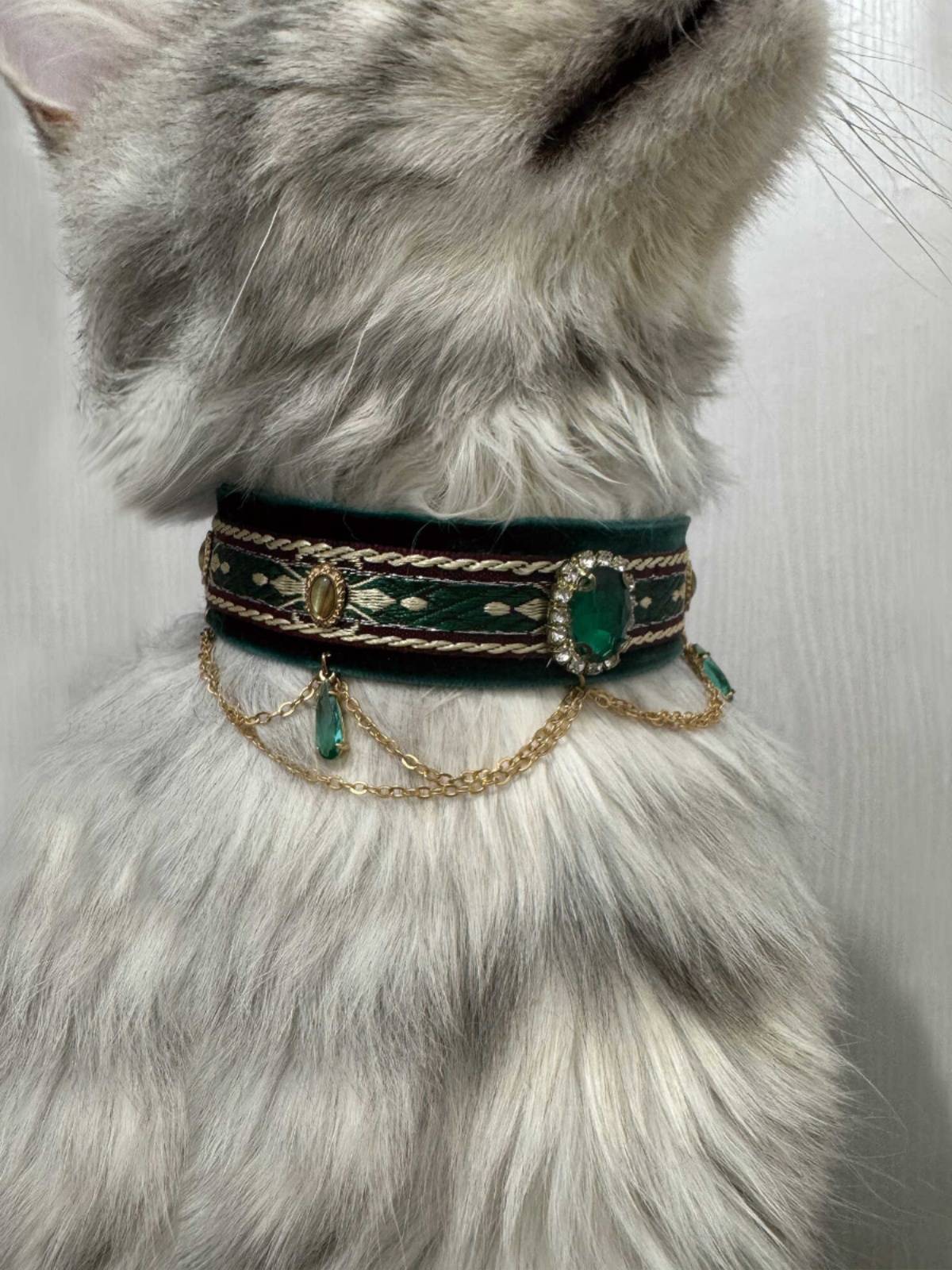 CNZZ cat collar dog pet supplies collar Benin cat, cat Abdibing necklace jewelry birthday photo