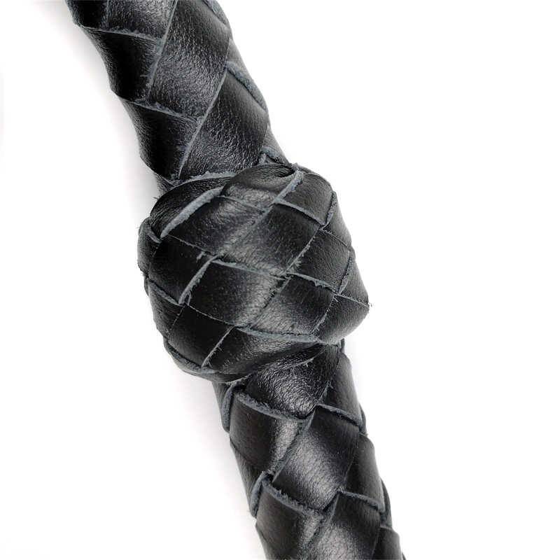 Cowhide Vallest Skin Short Body Short Whistle Palace Film and Television Pruder Flip Soft whip, handmade leather whip