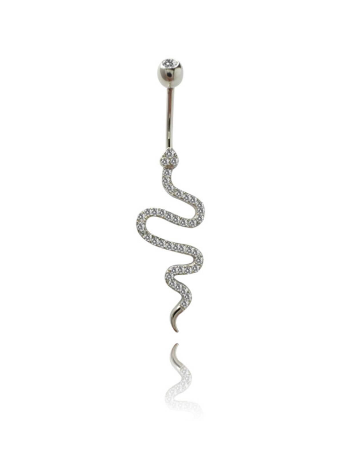 S925 PURE SILVER SNAKE