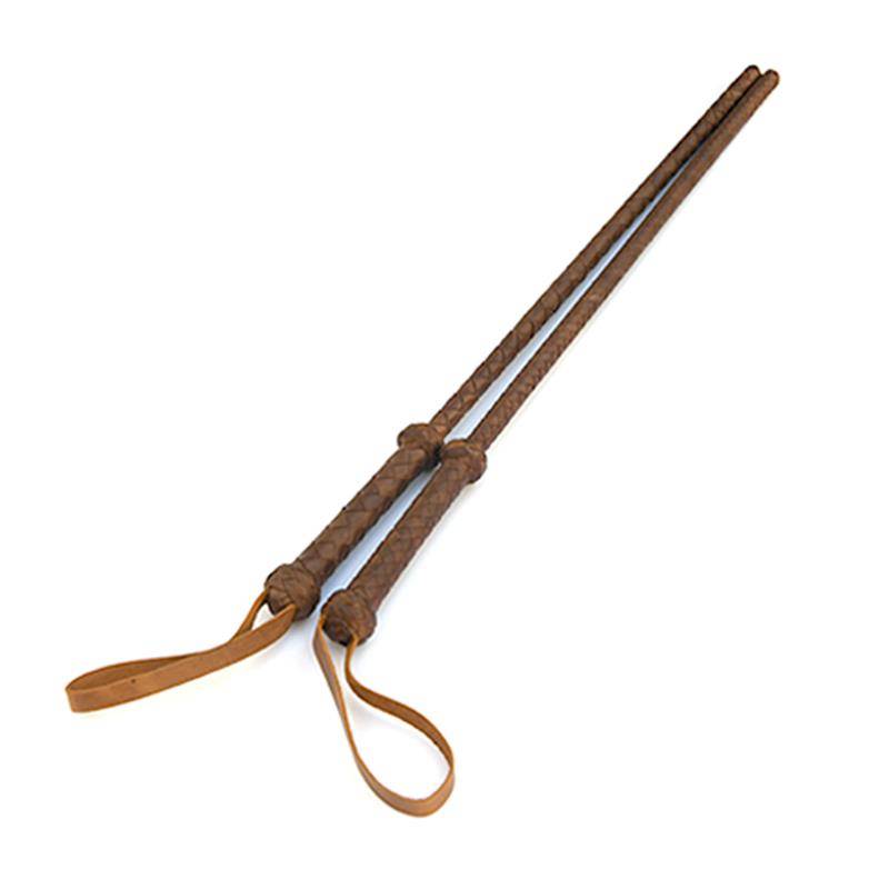 Cowhide retro plowing teaching refers to teaching stick cowhide refers to reading stick explanation command hand -woven dance martial arts new products